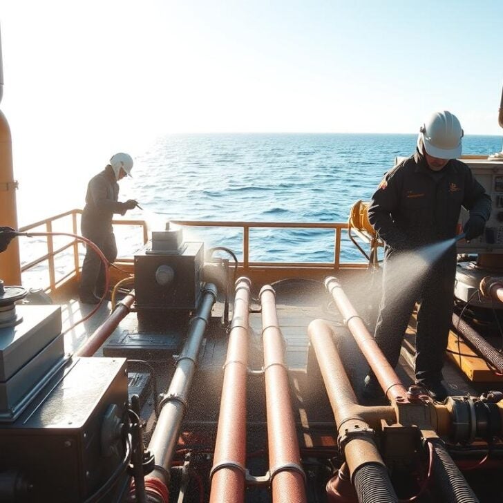 Limpeza Offshore: Técnicas e Cuidados Essenciais Limpeza Offshore: Técnicas e Cuidados Essenciais