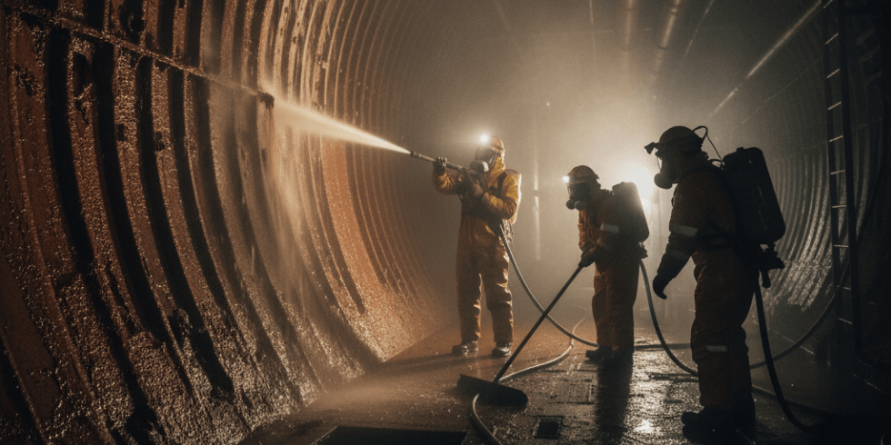 Como a Limpeza de Tanques e Porões Aumenta a Vida Útil de Navios e Plataformas Como a Limpeza de Tanques e Porões Aumenta a Vida Útil de Navios e Plataformas